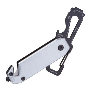 Multitool din aluminiu - Gri - 8,8 x 2,2 x 0,8 cm