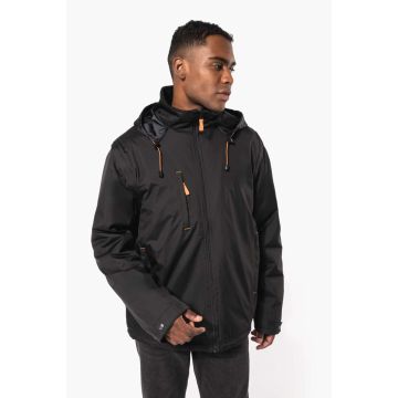 SCORE - DETACHABLE-SLEEVED BLOUSON JACKET