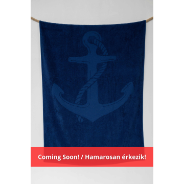 OLIMA „ANCHOR” JACQUARD BEACH TOWEL