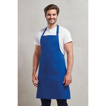 'COLOURS COLLECTION’ BIB APRON WITH POCKET