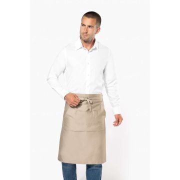 POLYCOTTON LONG APRON