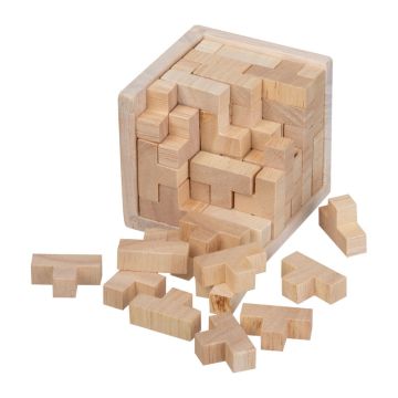 Joc de îndemânare - Beige - 7,1 x 7 x 7,1 cm