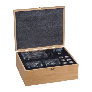 Set mare de whiskey - Beige - 31,5 x 25,5 x 13 cm