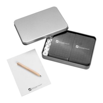 MURRAY Travel set of playing cards - Gri - 145 x 25 x 100