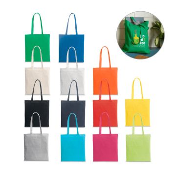 CAIRO. Sacoșă (180 g/m²) din bumbac reciclat (70%) și poliester (30% rPE+AL+AJ1595:AK1595