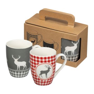 Set căni de crăciun, 300ml - Vegyes - 18,7 × 8,6 × 11,2 cm
