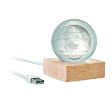 GLOBE LIGHT - Lemn