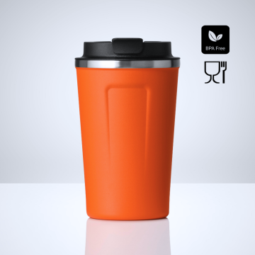 CANĂ DE CAFEA NORDIC, 350 ml - portocaliu