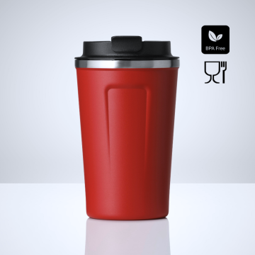 CANĂ DE CAFEA NORDIC, 350 ml - roșu