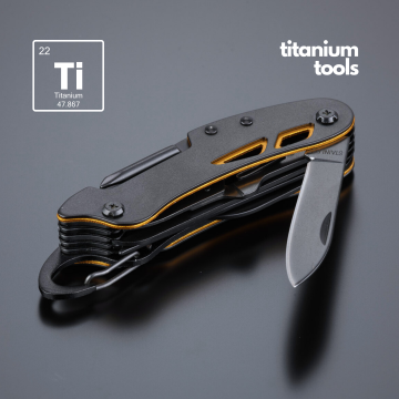 BRICEAG DIN OȚEL ACOPERIT CU TITAN OPTIMA - galben