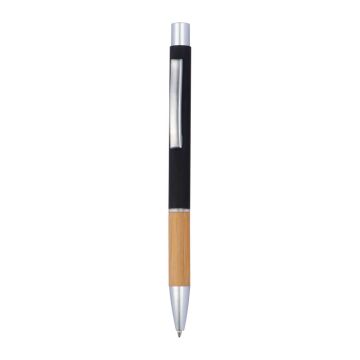 Pix din aluminiu și bambus - Negru - 14,5 × ø 1 cm
