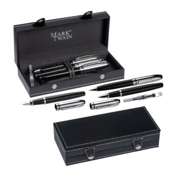 Set de scris Mark Twain (4) - Negru - 18,2 × 8,3 × 4,8 cm
