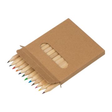 Set de creioane colorate, 12 piese - Vegyes - 8,7 x 0,9 x 9 cm
