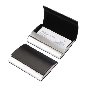 Suport carti de vizita - Negru - 9,7 × 6,4 × 1,5 cm