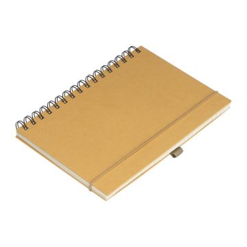 Caiet spiralat A5 - Beige - 15,3 × 1,8 × 21,2 cm