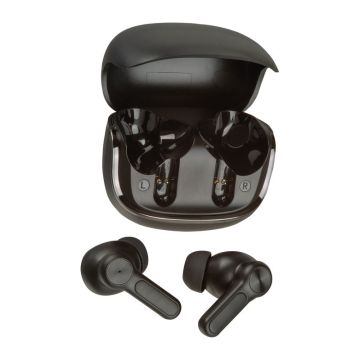 Căști Bluetooth in-ear CrisMa cu etui de încărcare - Negru - 5,2 x 4,8 x 3 cm