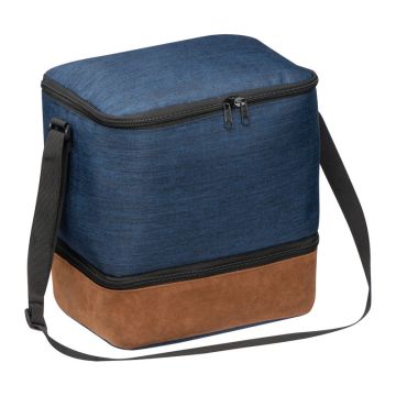 Geantă frigorifică cu 2 compartimente - Albastru - 26,7 × 18 × 24,5 cm