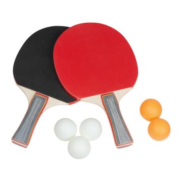 Set de tenis de masă - Negru - 31,5 × 25,5 × 5,7 cm