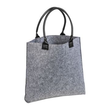 Sacoșă mare din pâslă - Gri - 43,5 × 9 × 41,5 cm