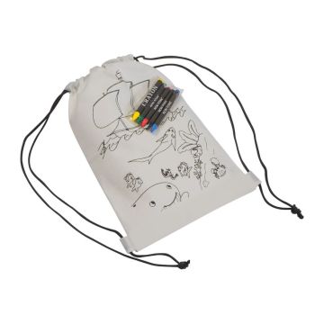 Sacoşă pentru copii - Alb  - 20,6 × 0,3 × 29,8 cm