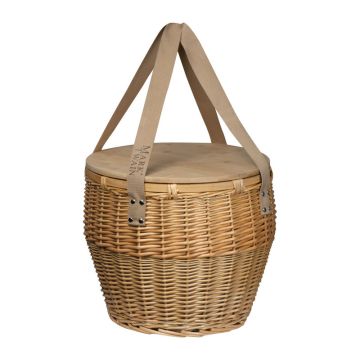 Cos picnic"Mark Twain" - Beige - 38 × 38 × 34 cm