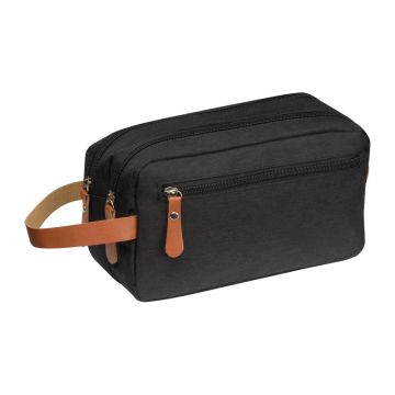 Geantă cosmetică din poliester - Negru - 25,5 × 9 × 15,5 cm