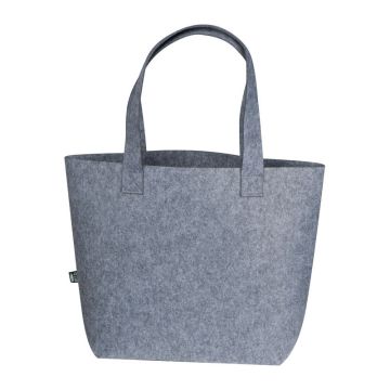 Sacoșă de cumpărături RPET (3) - Gri - 42,8 × 13,5 × 31,5
