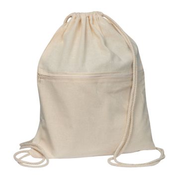 Sac sport din bumbac (2) - Alb  - 37 × 0,3 × 46,5 cm