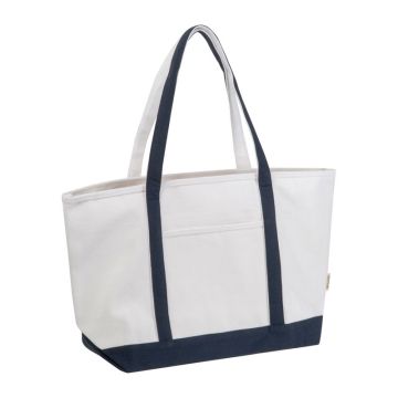 Sacoșă mare din bumbac reciclat - Beige - 58 x 20 x 34 cm