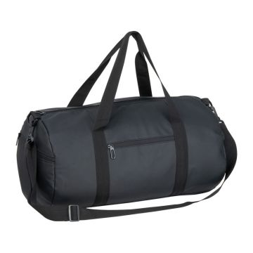 Geantă de voiaj din imitaţie de piele - Negru - ø 30 x 52 cm