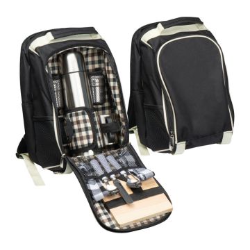 Rucsac picnic - Negru - 25 × 16,5 × 34,5 cm