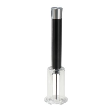 Tirbușon cu presiune de aer - Negru - ø 4,6 × 19,3 cm