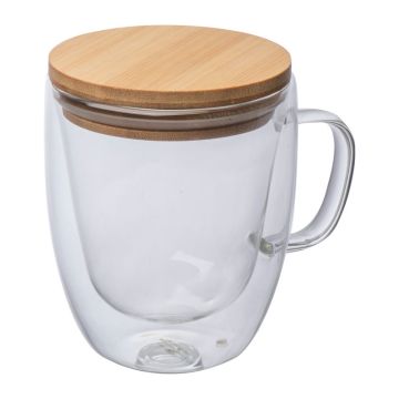 Ceașcă din sticlă cu perete dublu, 350 ml