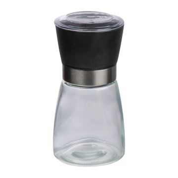 Moară pentru condimente - Negru - ø 6,5 × 13,2 cm