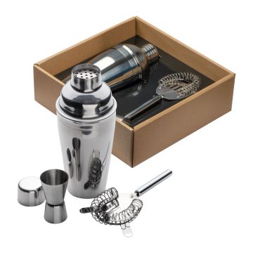 Set cocktail 3 piese, 500ml - Gri - 27,2 × 24,1 × 9,3 cm