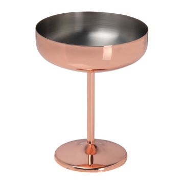 Pahar de Martini cu înveliș din cupru, 300ml