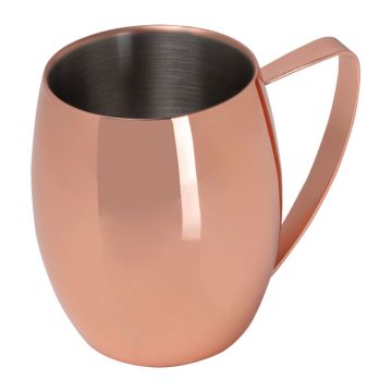 Cană CrisMa din oţel inoxidabil, 400ml - Rose Gold - ø 8,5 x 11 cm