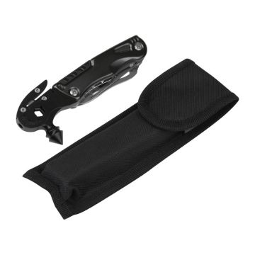 Cuţit multifuncţional - Negru - 15,1 × 5,6 × 2,3 cm