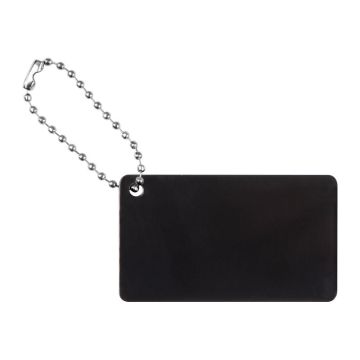 Pandantiv din metal - Negru - 6 × 0,2 × 3,5 cm