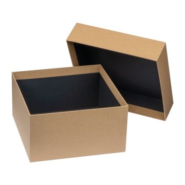 Cutie de cadou - Beige - 21 × 21 × 11,2 cm