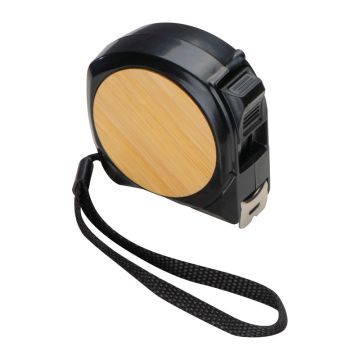 Ruletă 5m - Negru - 6,5 × 3,5 × 6,5 cm