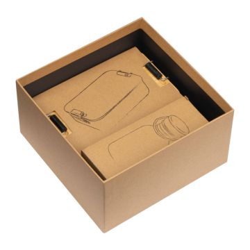 Set cadou mic cu caserolă și sticlă