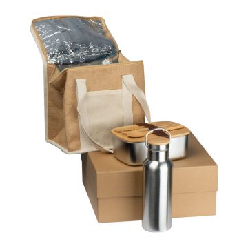 Set cadou mare cu caserolă și sticlă - Vegyes - 30 × 30 × 13,2 cm