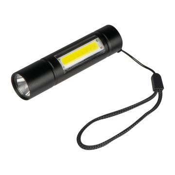 Lanternă reîncărcabilă (2) - Negru - ø 2,1 × 8,5