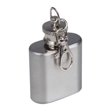 Breloc în formă de mini sticluţă, 30 ml - Gri - 3,9 x 2 x 6,3 cm