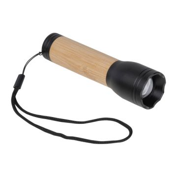 Lanternă din bambus - Beige - ø 3,3 x 11,5 cm