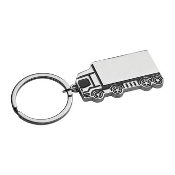 Breloc în formă de camion - Gri - 9 × 3,5 × 0,3 cm