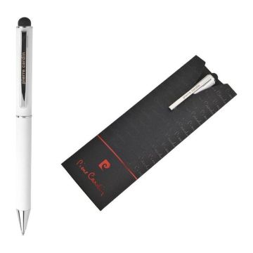 CLAUDIE ballpen, white - Alb  - 13,5 × 1,2 cm