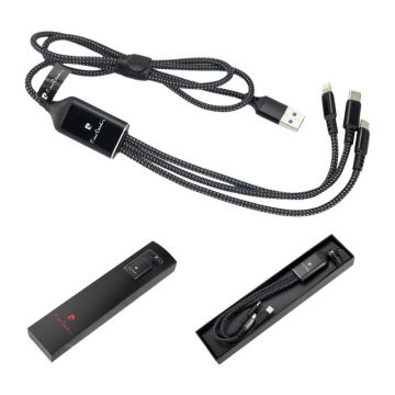 FLEUR charging cable - Negru - 25 x 10 x 1030