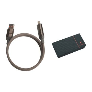 DONNES magnetic100W fast charging and data cable - Gri - 1000